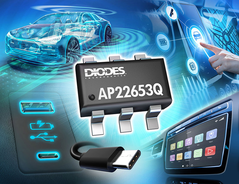 Precision-Adjustable Current Limit Power Switch from Diodes Incorporated Provides High Levels of Protection to Automotive Subsystems
